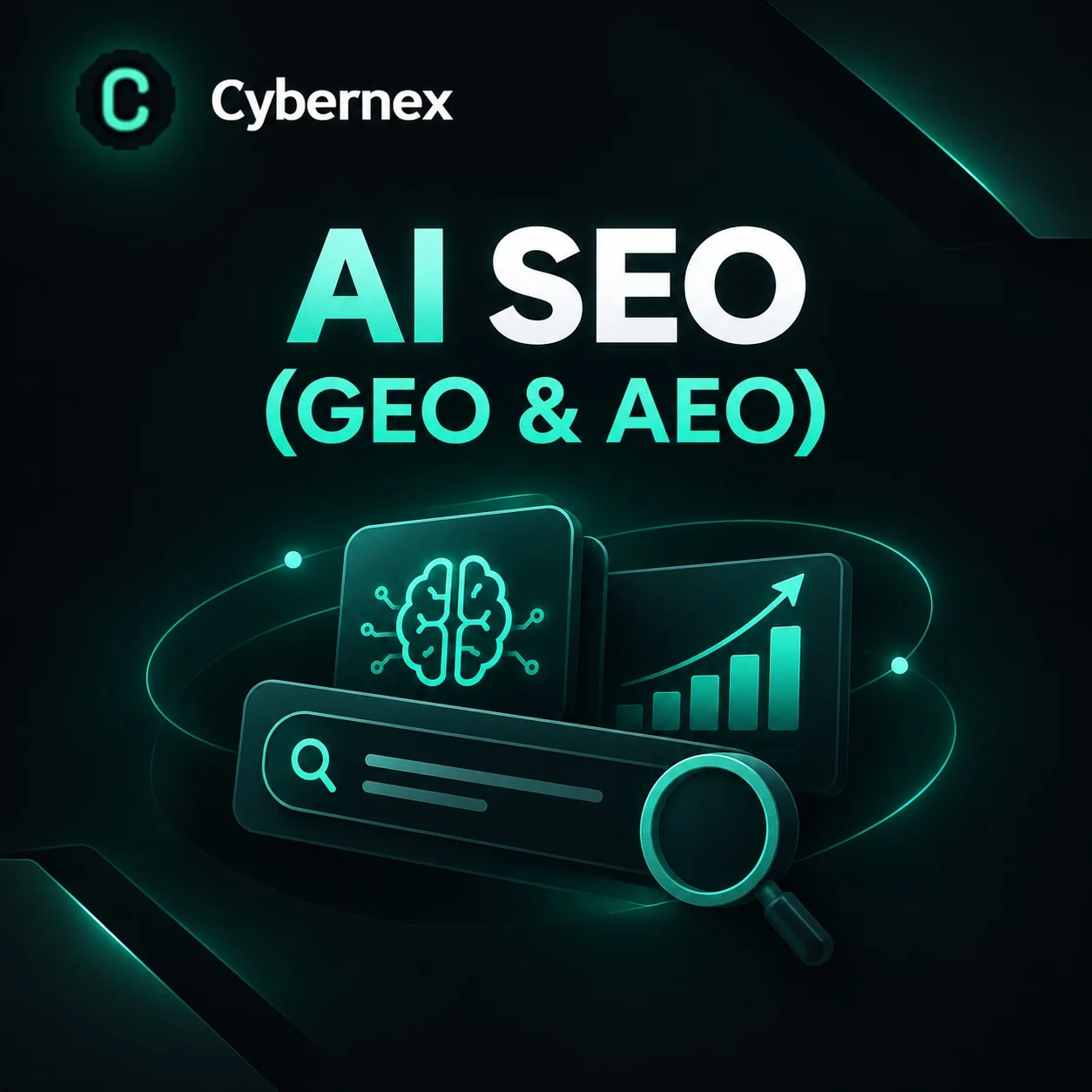 AI SEO (GEO & AEO) service artwork